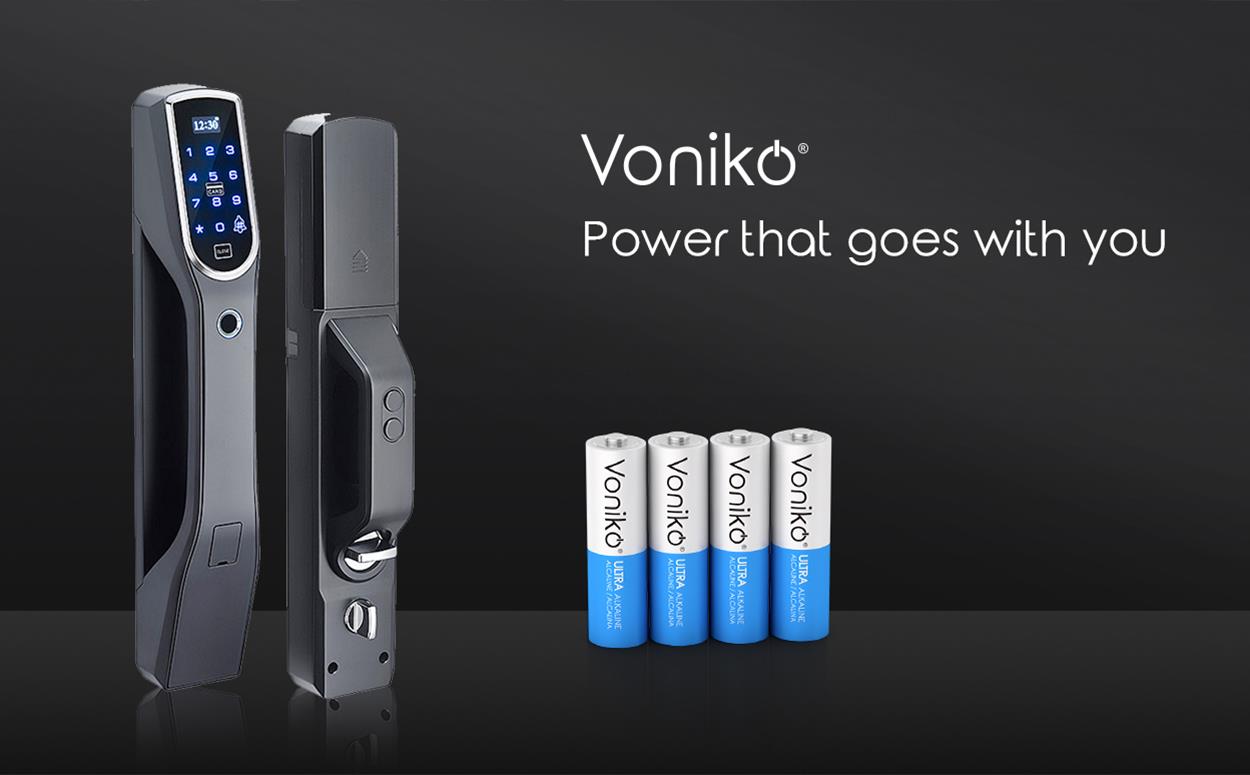 VONIKO AA batteries and an electronic door lock
